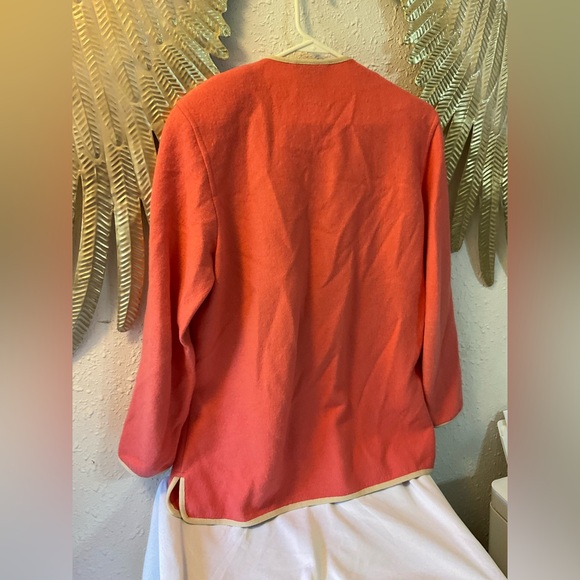 Geiger wool blazer jacket with embroidery vintage - Picture 5 of 10